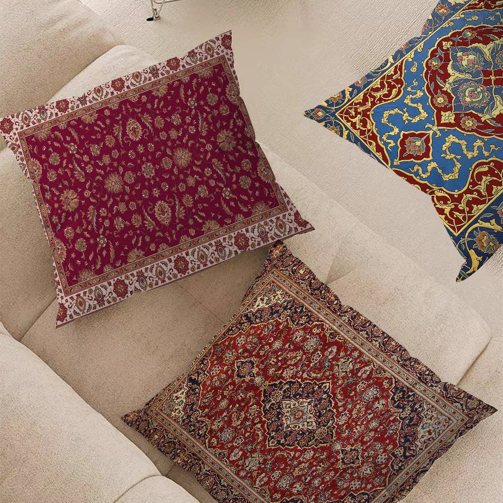 Quality Home Textiles - Vintage Persian Pillow Cover for Bedroom