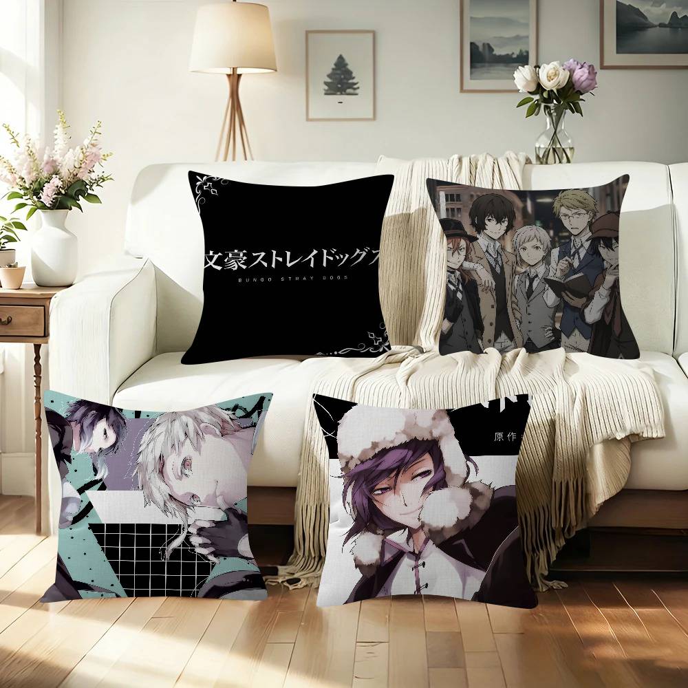 Home Textiles Throw - Anime B-Bungo Stray Dogs Cushion Cover