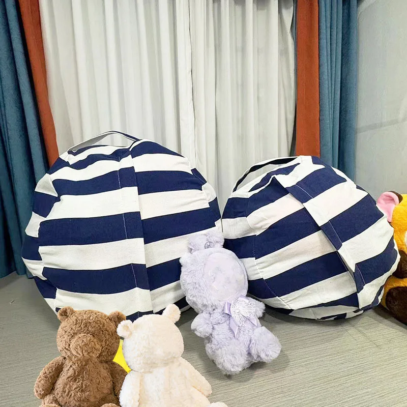 Floor Cushion Pouf - New Bean Bag Storage Stuffed Animal