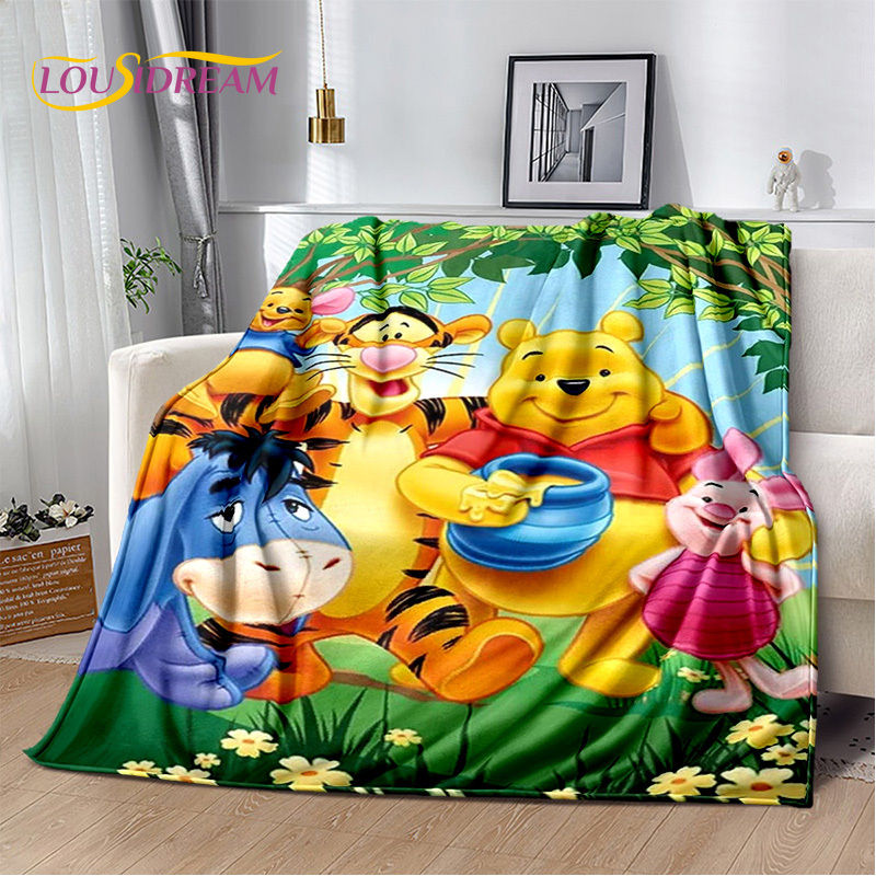 Quality Home Textiles - Cute Winnie Pooh Bear Cartoon Soft