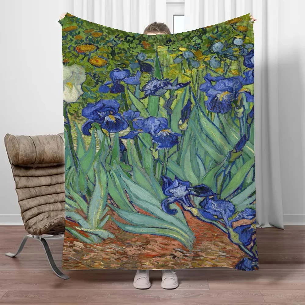 Home Textiles Throw - Van Gogh Boho Throw Blanket for
