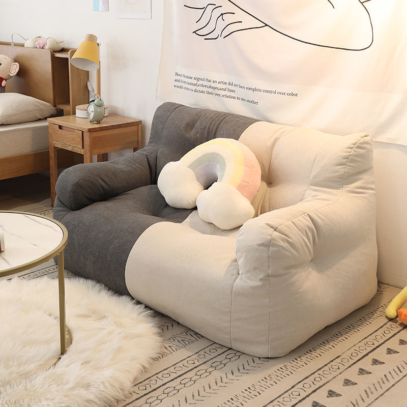 Floor Cushion Pouf - 2 Person Bean Bag Sofas Relaxing