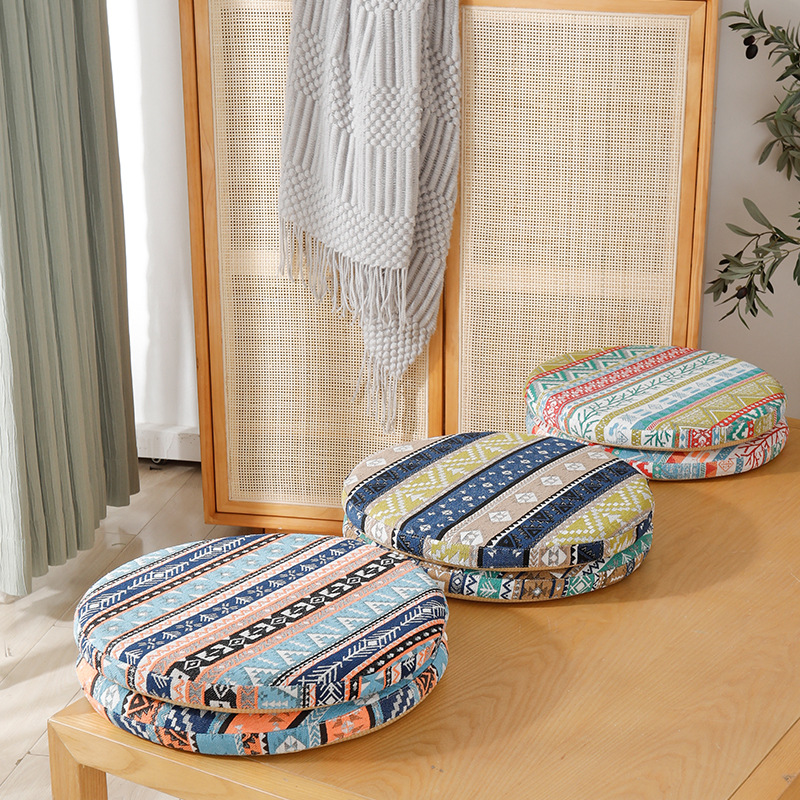 Floor Cushion Pouf - 4.5cm Thick Memory Foam Round Floor