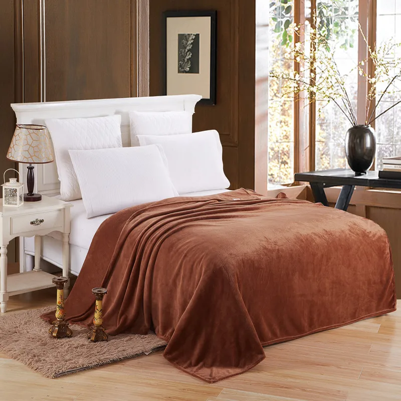 Home Textile Soft Solid Blanke - Quality Home Textiles recension och pris
