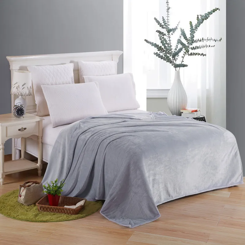 Home Textile Soft Solid Blanke - Quality Home Textiles recension och pris