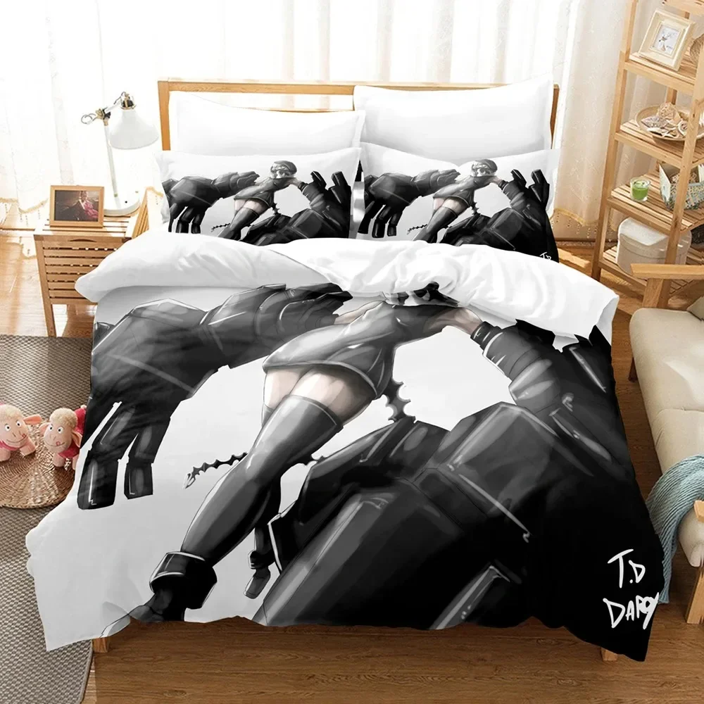 Black Rock Shooter Duvet Cover - Home Textiles Classic Fashion recension och pris