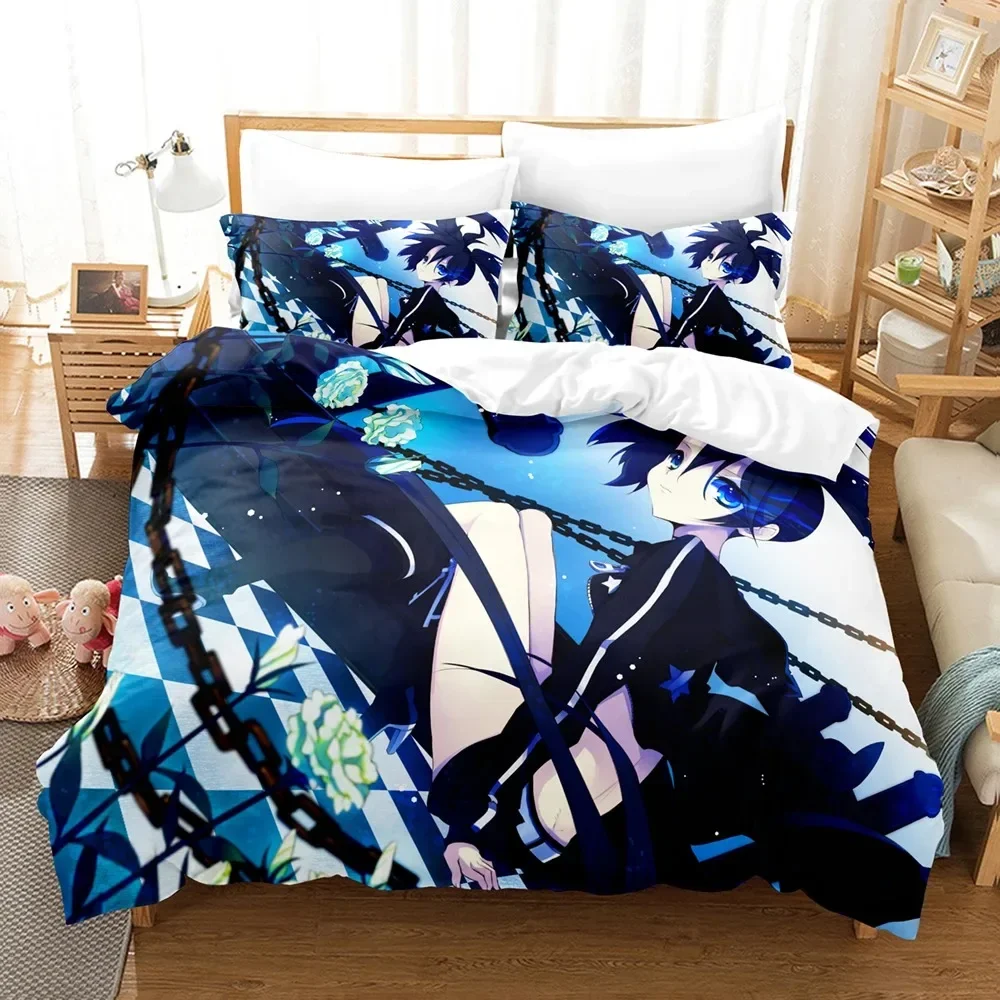 Black Rock Shooter Duvet Cover - Home Textiles Classic Fashion recension och pris