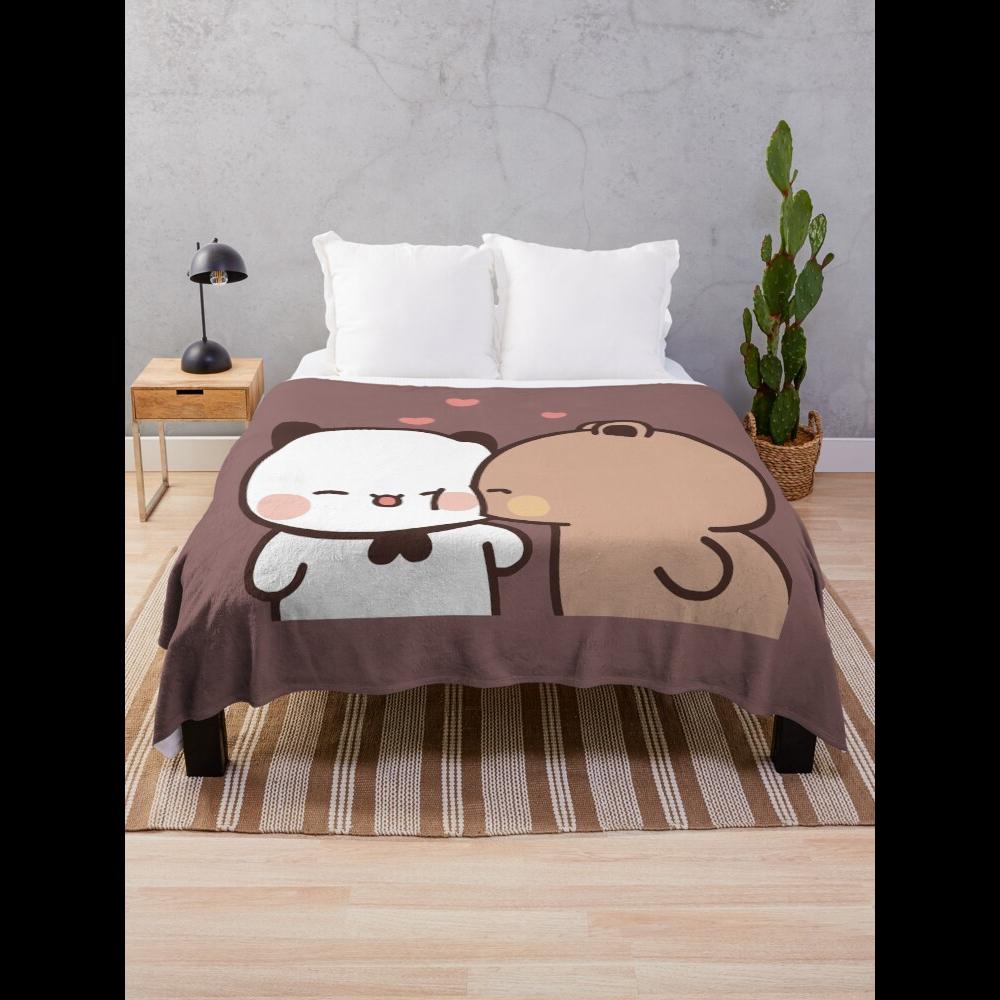 Love Kiss from DuDu Bear to Bu - Home Textiles Throw recension och pris