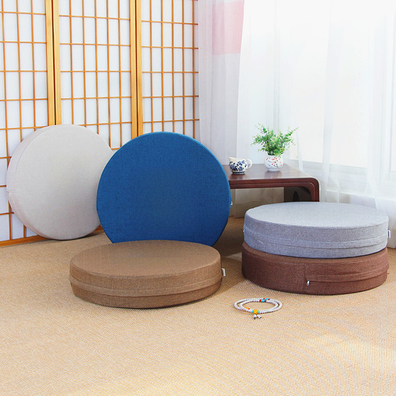 40x6cm Linen Tatami Meditation - Floor Cushion Pouf recension och pris