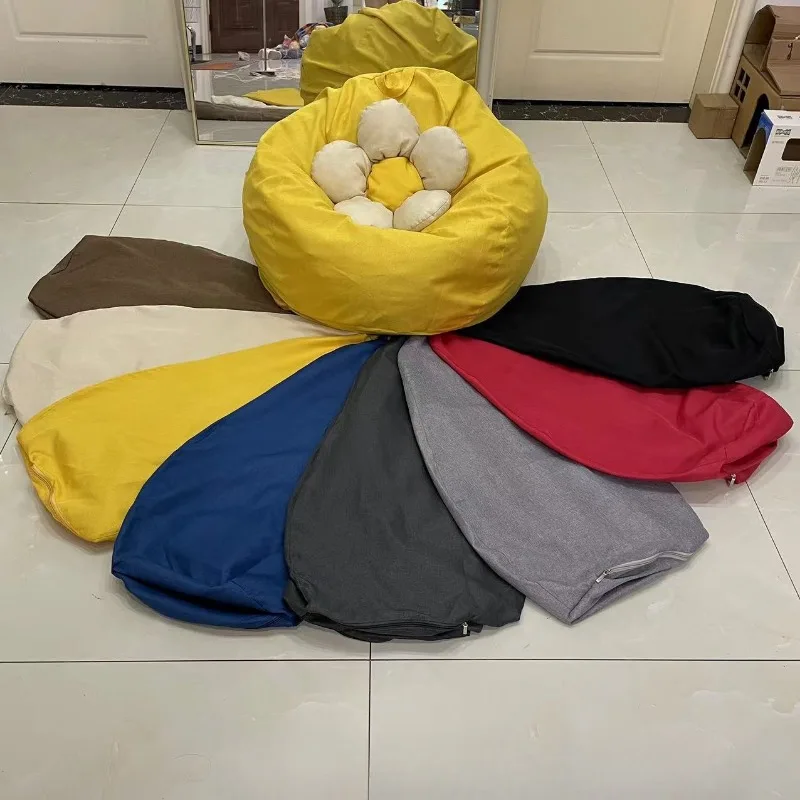 Lazy Sofa Cover Bean Bag Cover - Floor Cushion Pouf recension och pris