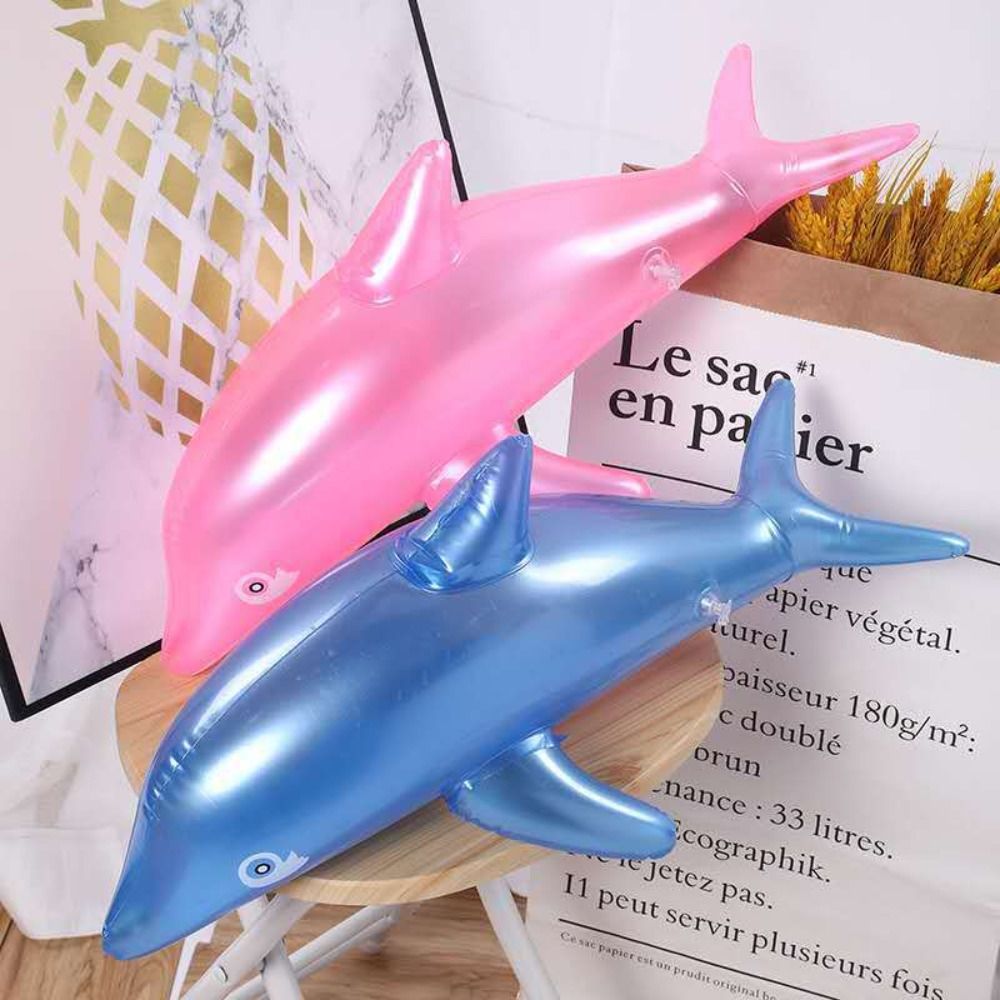 1PC 53cm Inflatable Dolphin Be - Fitted Sheet Deep recension och pris