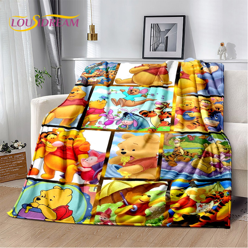 Cute Winnie Pooh Bear Cartoon  - Quality Home Textiles recension och pris