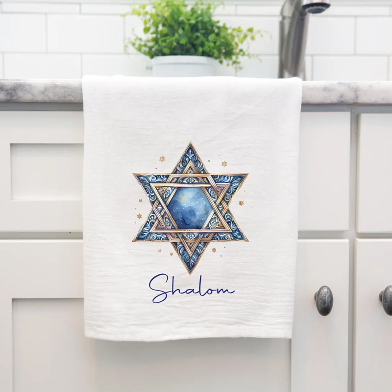 Hanukkah Kitchen Towel: Star o - Home Textiles Towel recension och pris