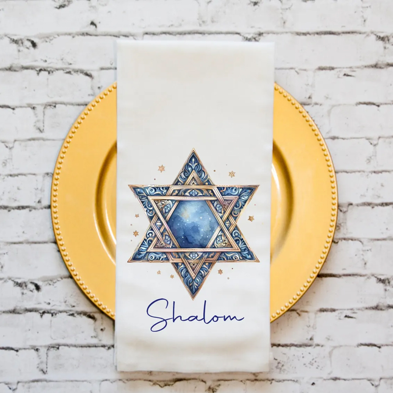 Hanukkah Kitchen Towel: Star o - Home Textiles Towel recension och pris