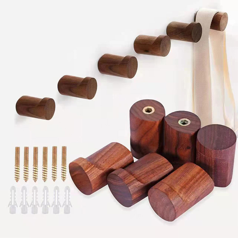 Beech Wood Black Walnut Hook M - Home Textiles Towel recension och pris