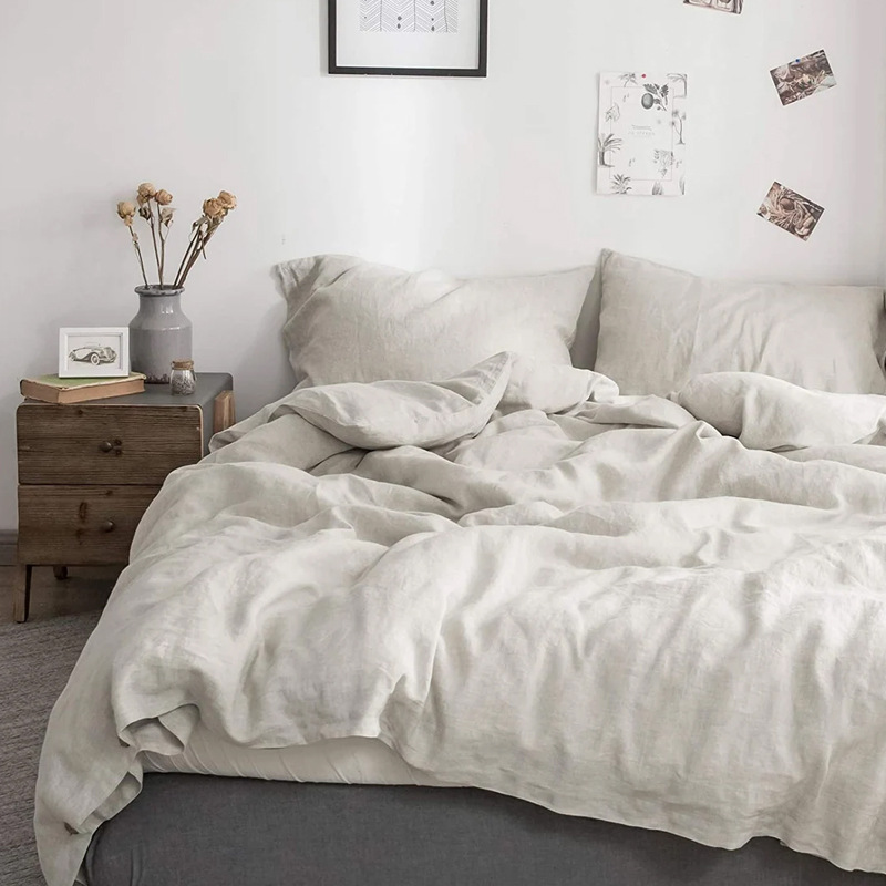 100% Linen Bed Duvet Cover Sto - Quality Home Textiles recension och pris