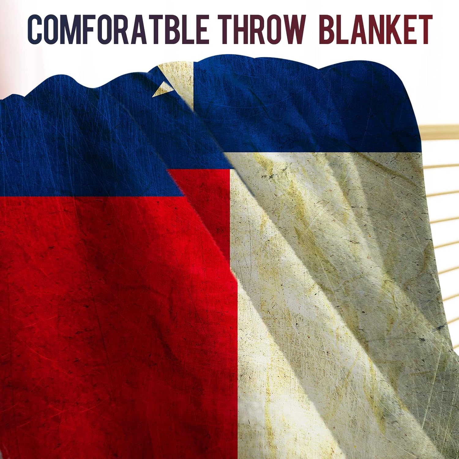 Levens Texas Flag Throw Blanke - Quality Home Textiles recension och pris