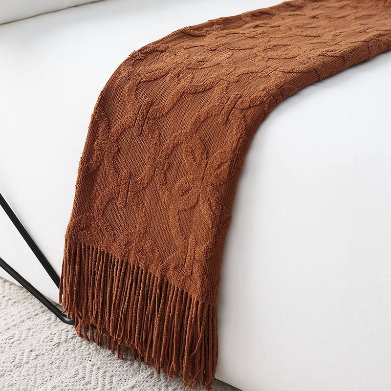 Nordic Knit Bed Runner  Soft T - Home Textiles Throw recension och pris