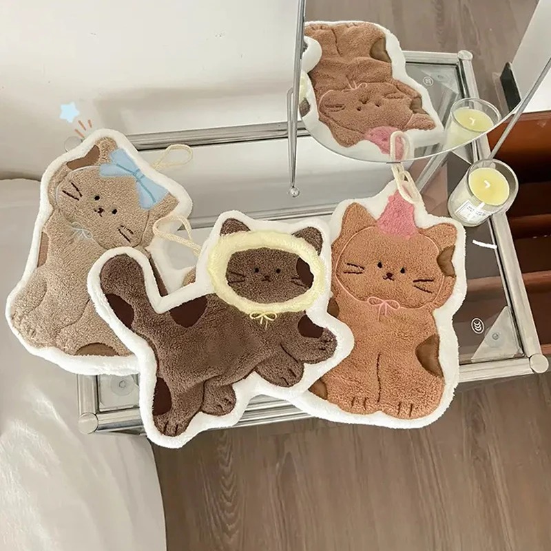 Creativity Cute Cat Shaped Han - Home Textiles Towel recension och pris
