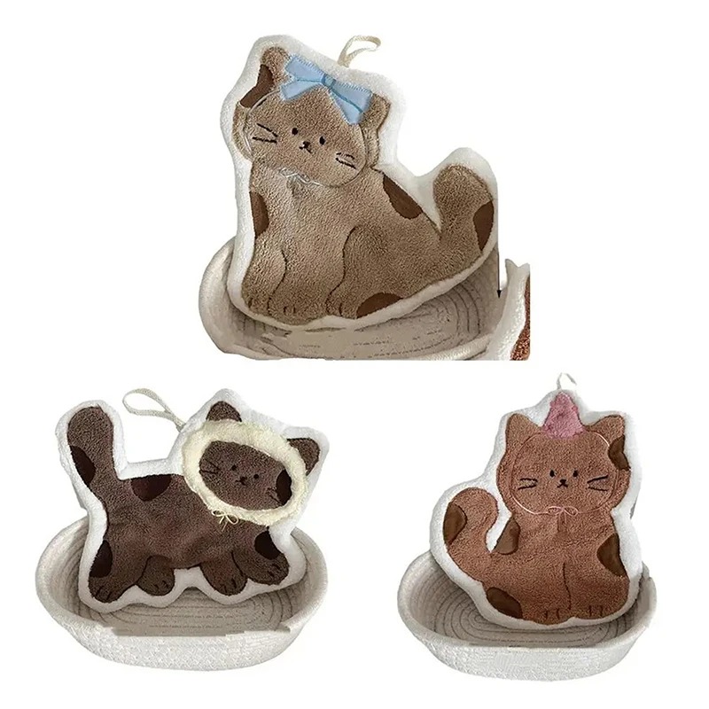 Creativity Cute Cat Shaped Han - Home Textiles Towel recension och pris
