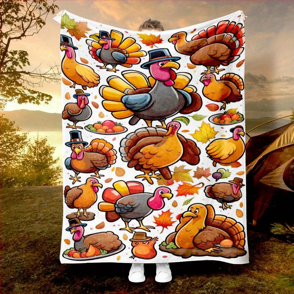 Turkey Thanksgiving Blanket Au - Home Textiles Turkey recension och pris