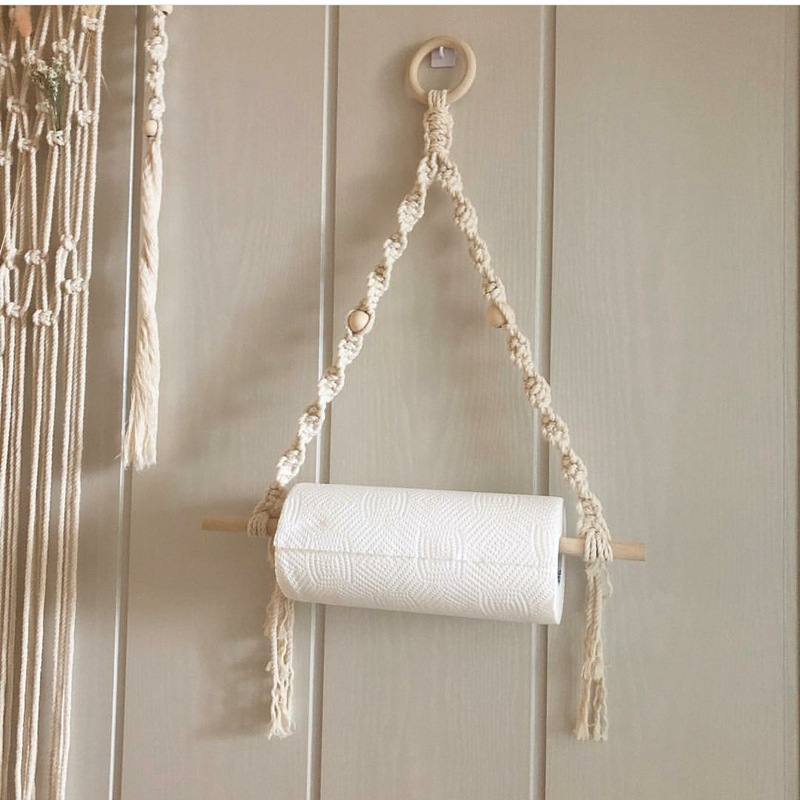 Macrame Paper Towel Holder Mac - Home Textiles Towel recension och pris