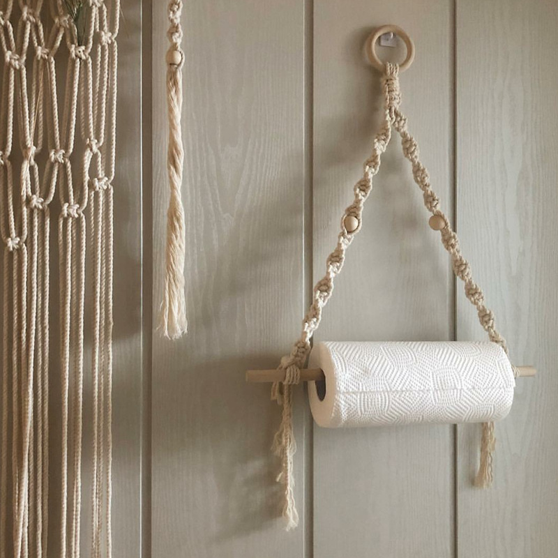 Macrame Paper Towel Holder Mac - Home Textiles Towel recension och pris