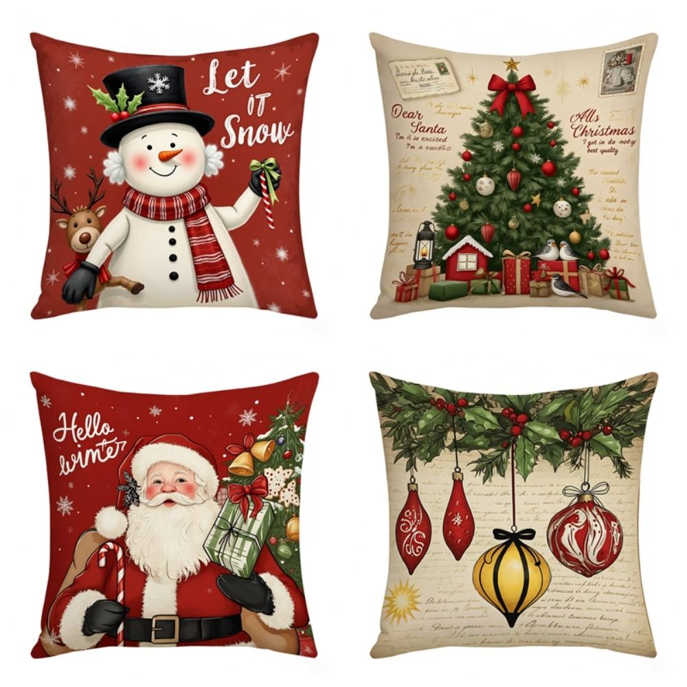 Christmas Cushion Cover Snowfl - Home Textiles Towel recension och pris