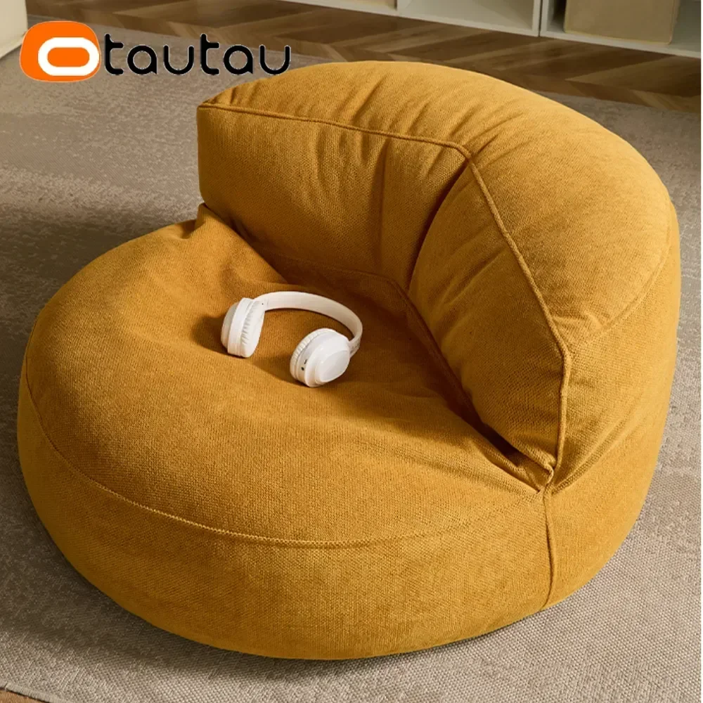 OTAUTAU Filled Bean Bag with F - Floor Cushion Pouf recension och pris