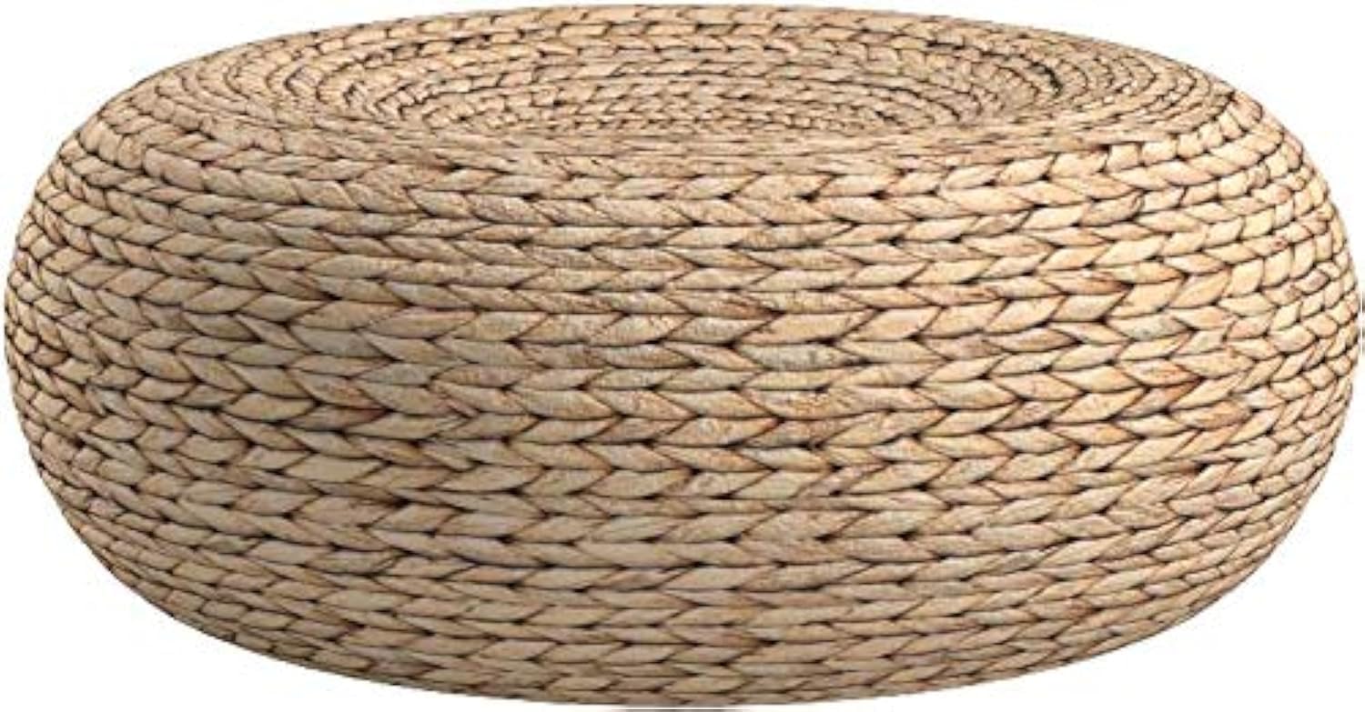 Handmade Straw Flat Floor Pouf - Floor Cushion Pouf recension och pris