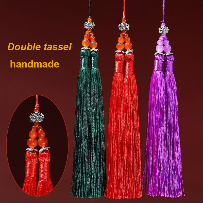 1/2Pcs 15cm Double Tassel Brus - Home Textiles Suppliers recension och pris