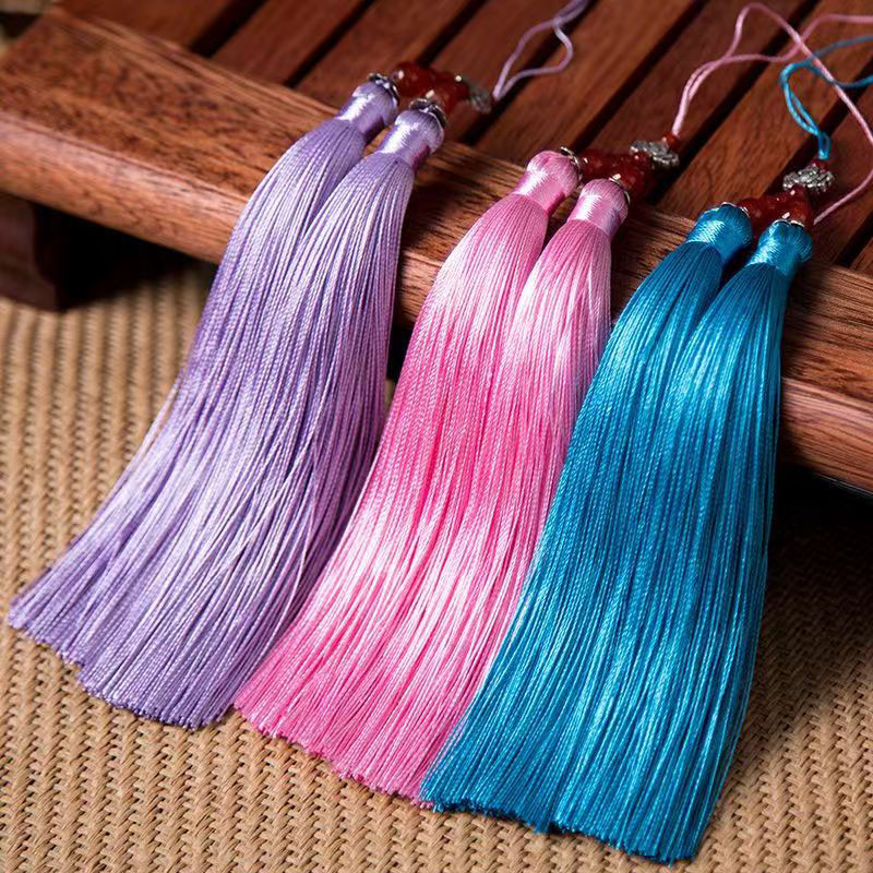 1/2Pcs 15cm Double Tassel Brus - Home Textiles Suppliers recension och pris