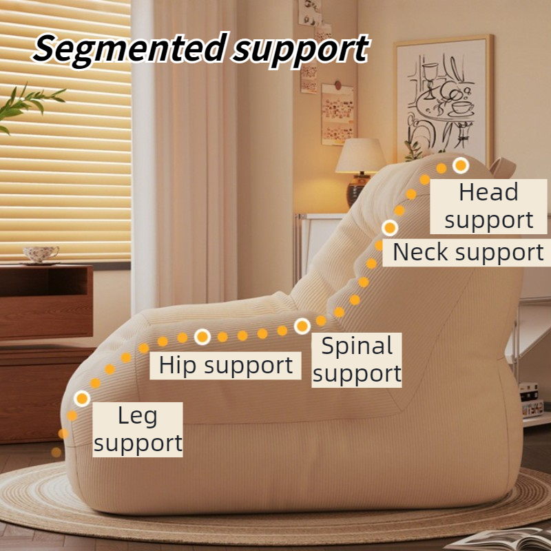 Lazy Bean Bag Sofas Portable C - Floor Cushion Pouf recension och pris