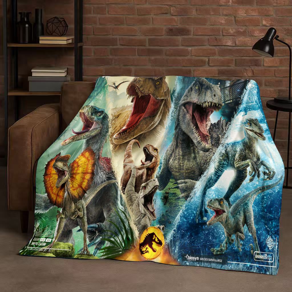 3D Jurassic Park Dinosaur Cart - Quality Home Textiles recension och pris