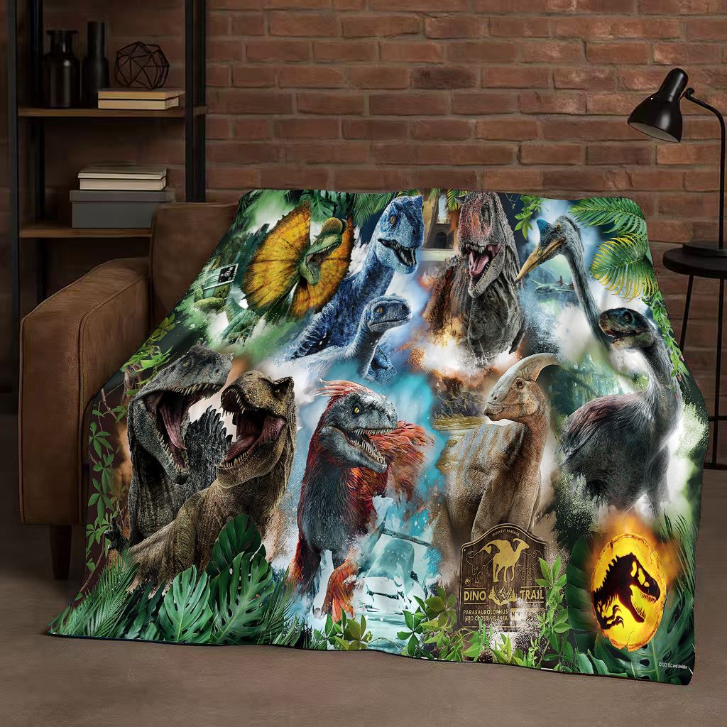 3D Jurassic Park Dinosaur Cart - Quality Home Textiles recension och pris