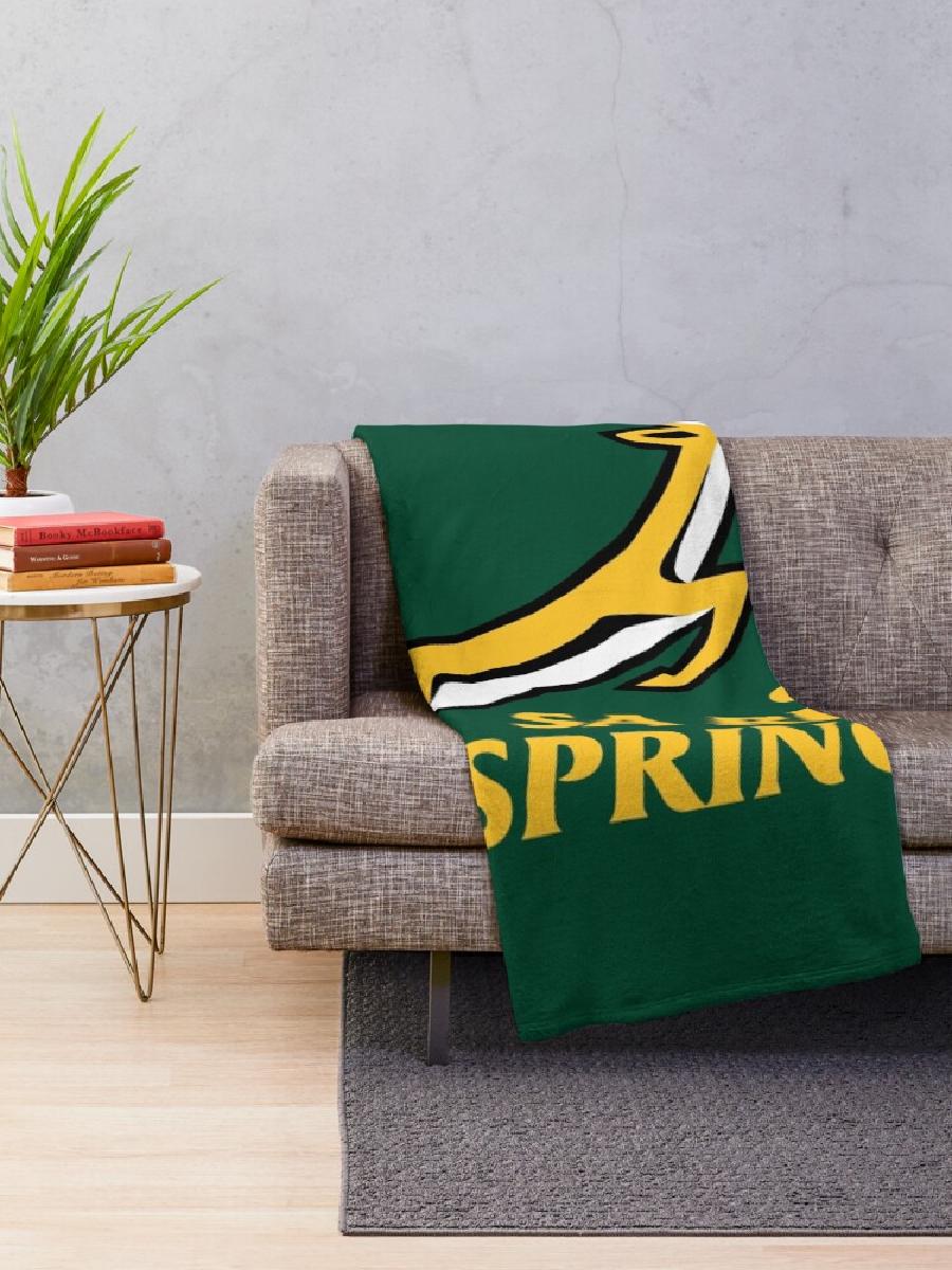 Springbok Rugby Throw Blanket  - Home Textiles Throw recension och pris